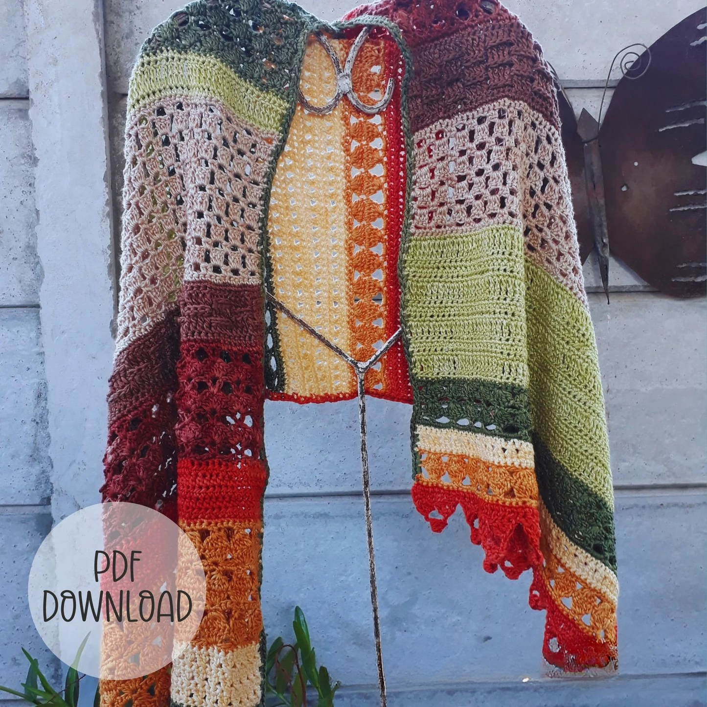 π Autumn Falls Wrap β A Cozy Cascade of Color