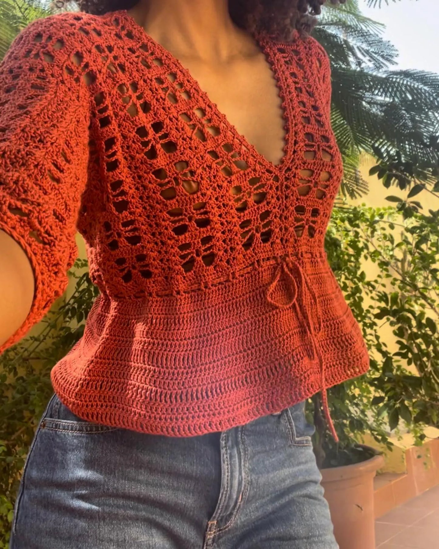 Aura top crochet pattern