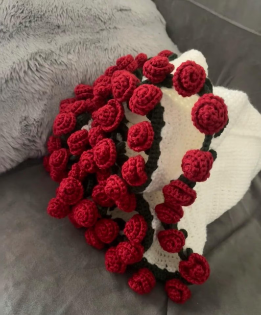 2-in-1 Blanket Flower Bouquet Crochet Pattern