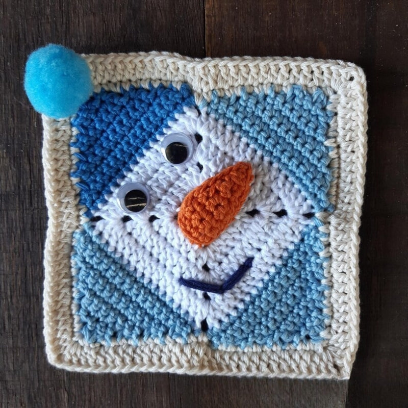 Jolly Christmas Crochet Squares - Crochet Pattern