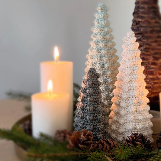 Bobble Christmas Trees - 3 Sizes Included Crochet Pattern
