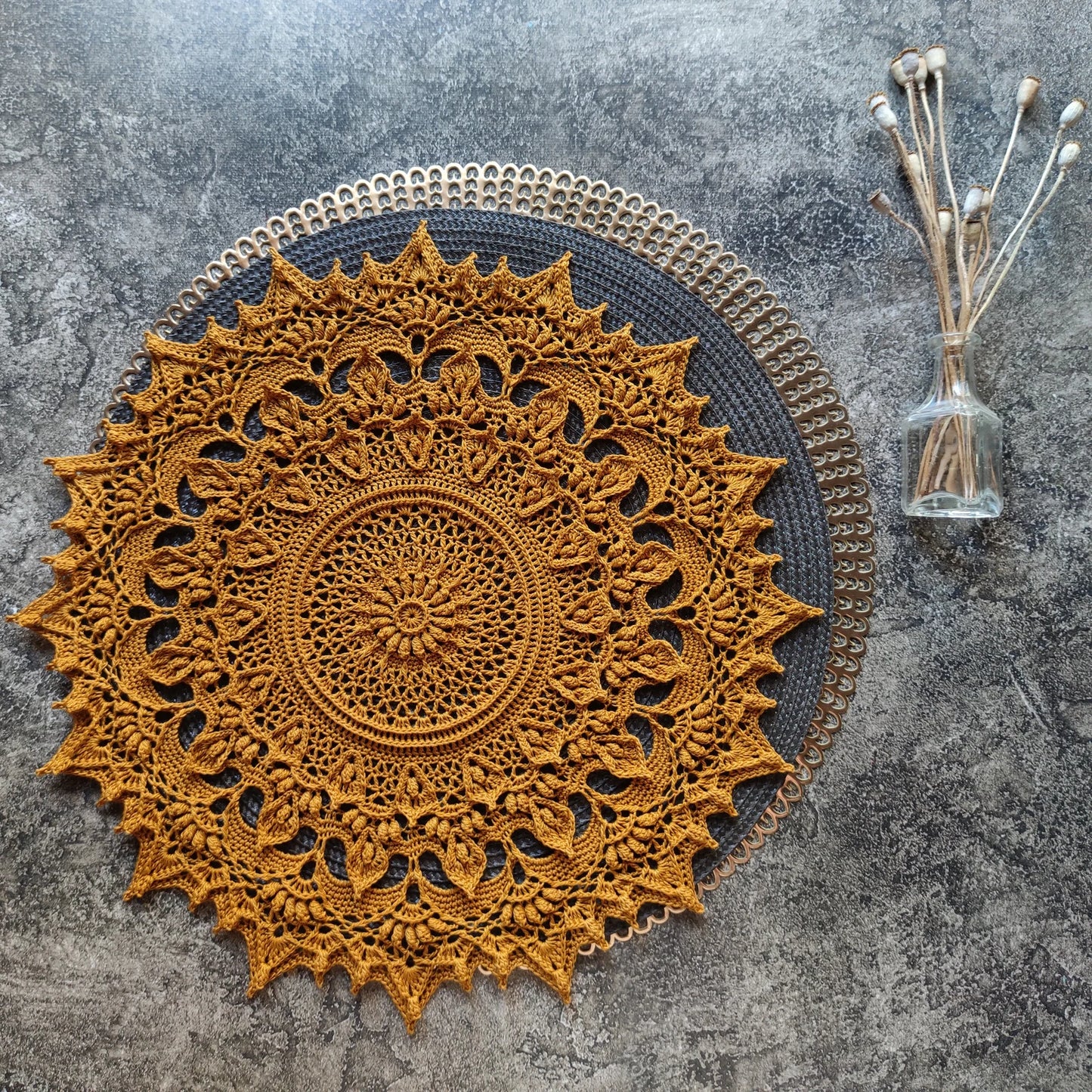 Lily Round Doily – Crochet Pattern