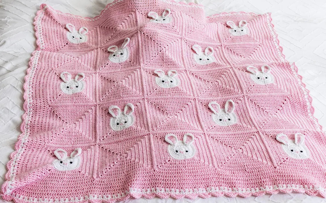 Bunny Blanket Crochet Pattern