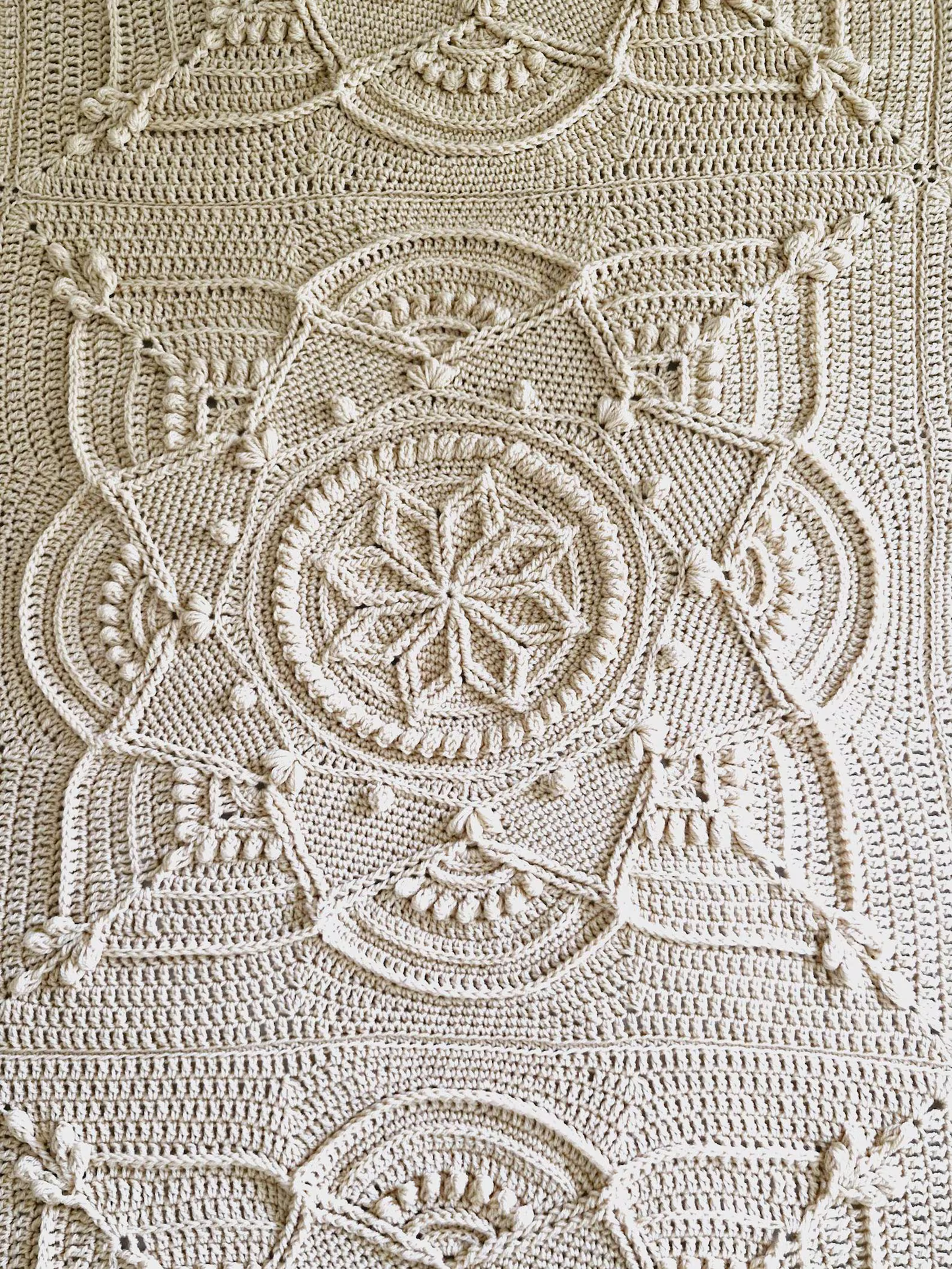 Stellar Bloom Crochet Blanket Pattern
