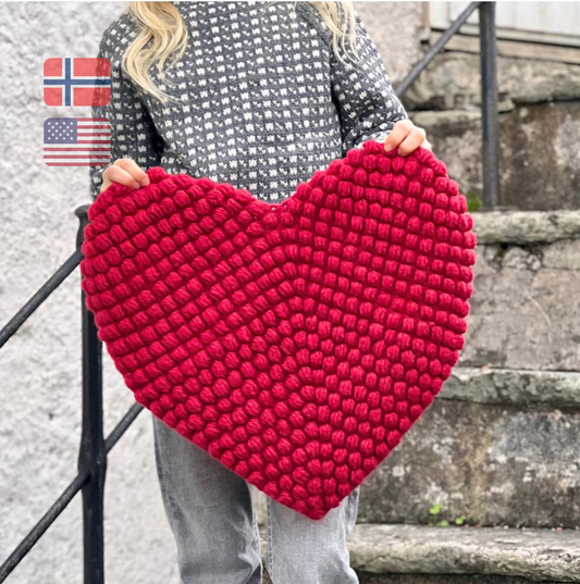 Heart Seat Pad Crochet Pattern