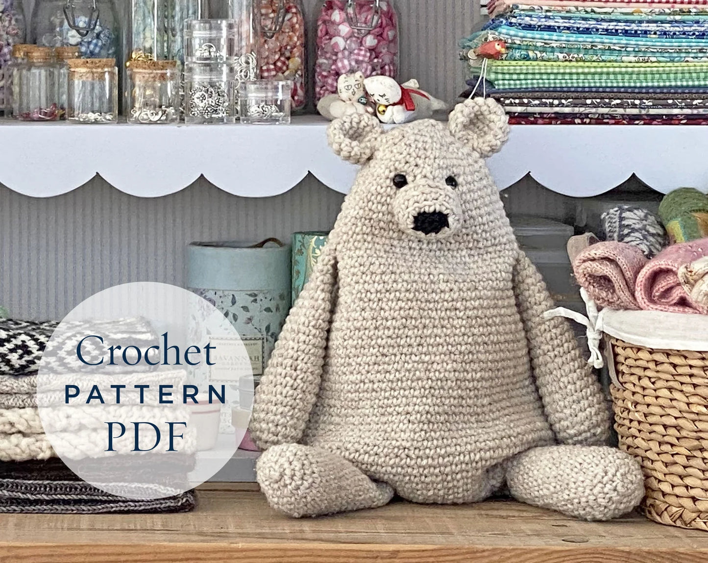 Chunky Benji Bear crochet pattern