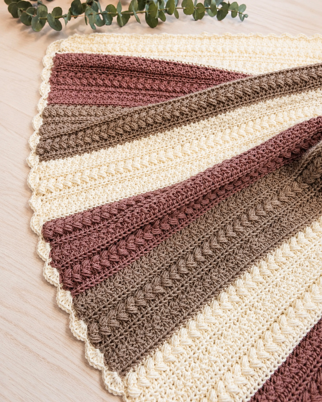 Little Lamb Baby Blanket crochet pattern
