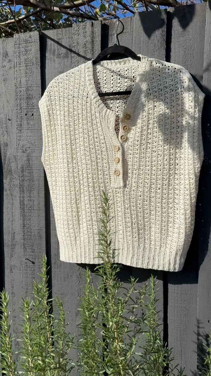 Rosemary shirt crochet pattern