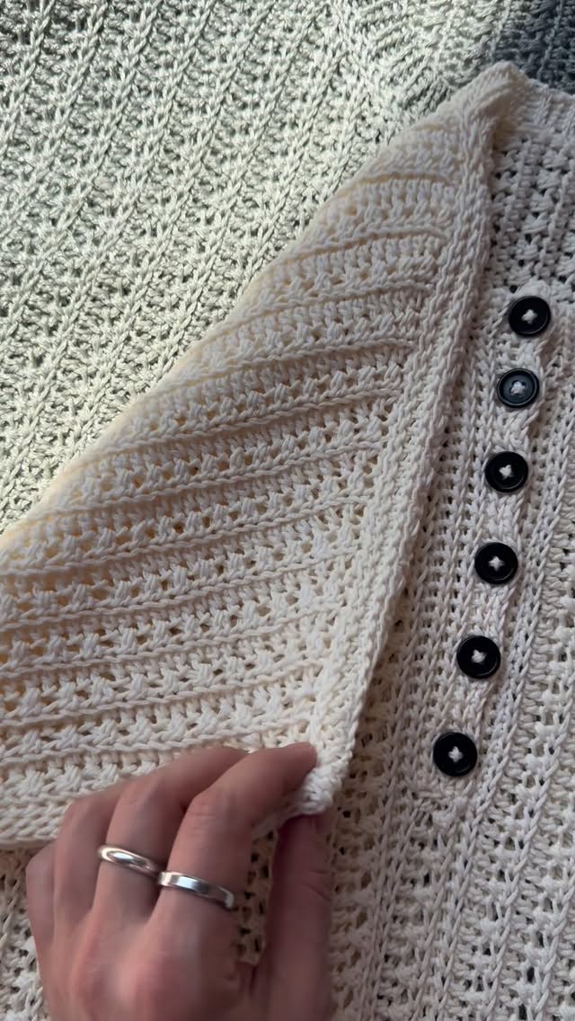 Rosemary shirt crochet pattern