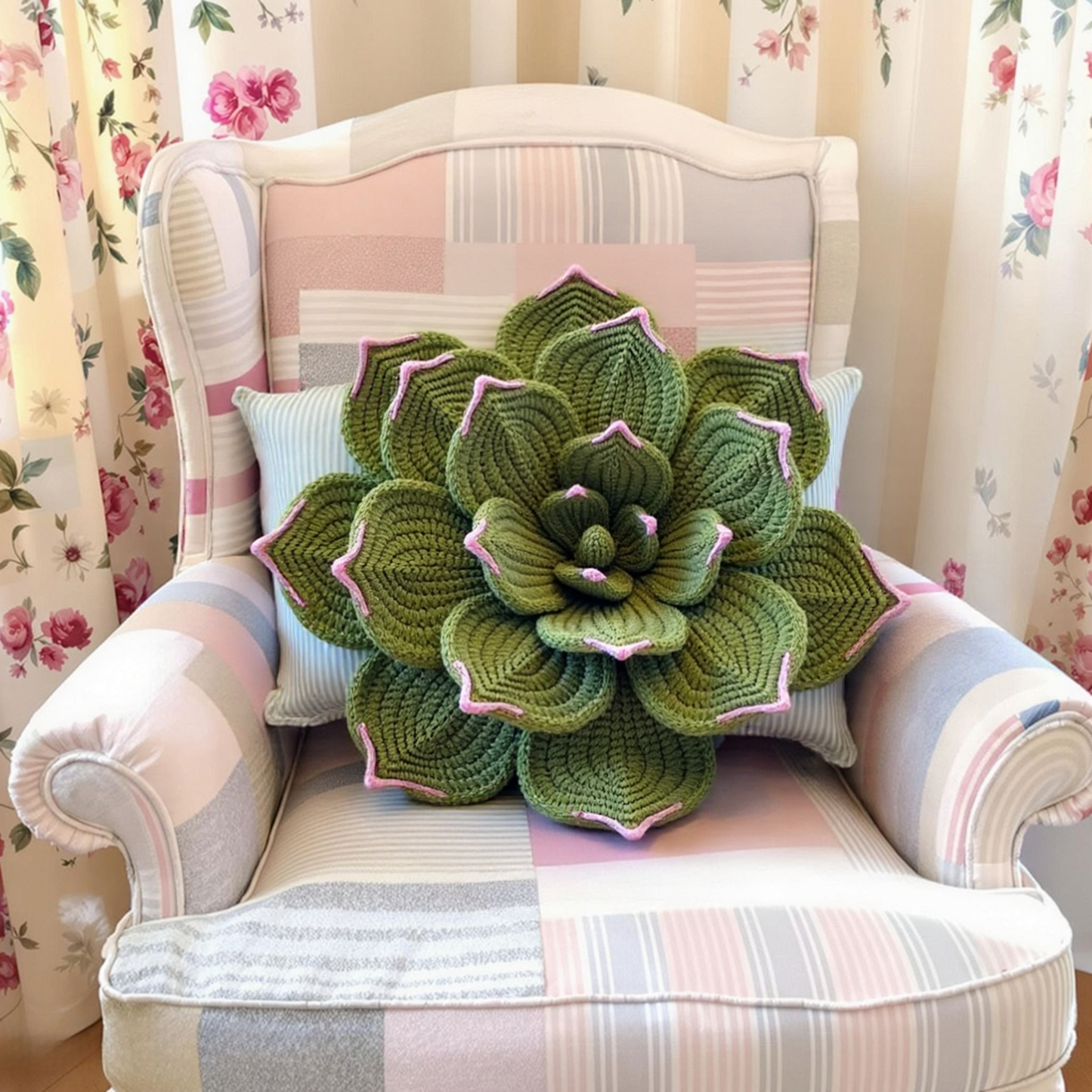 Hen & Chicks Cushion Crochet Pattern