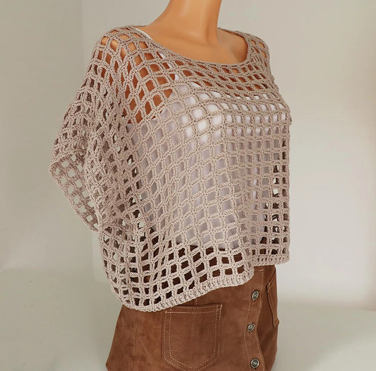Square Dance – Easy Summer Top Crochet Pattern