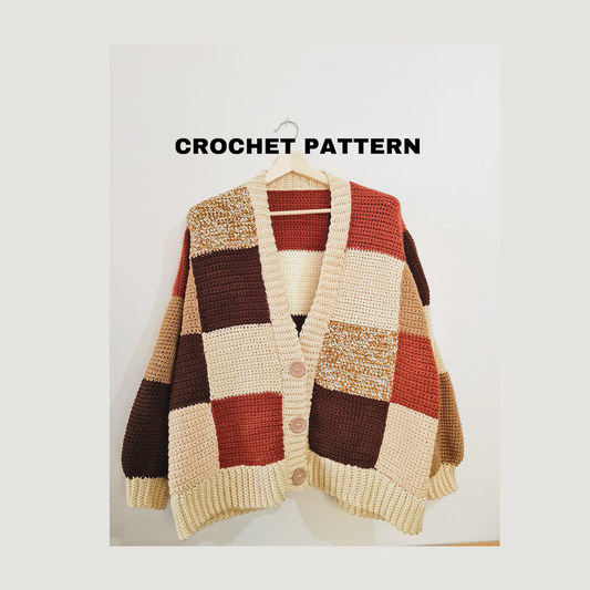 Patchwork Cardigan Crochet Pattern