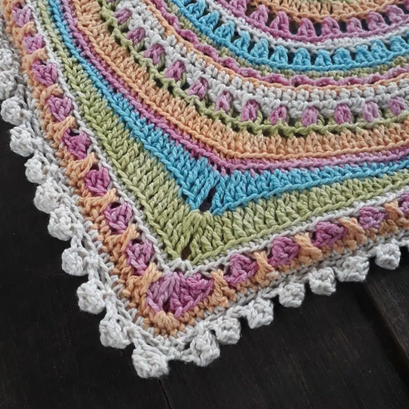 The Scrapsadelic Groovy Cushion - Crochet Pattern