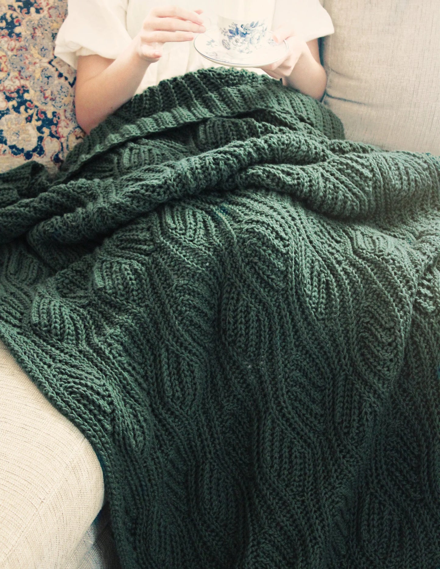 Diamond Isle Afghan – Reversible Crochet Blanket (PDF)