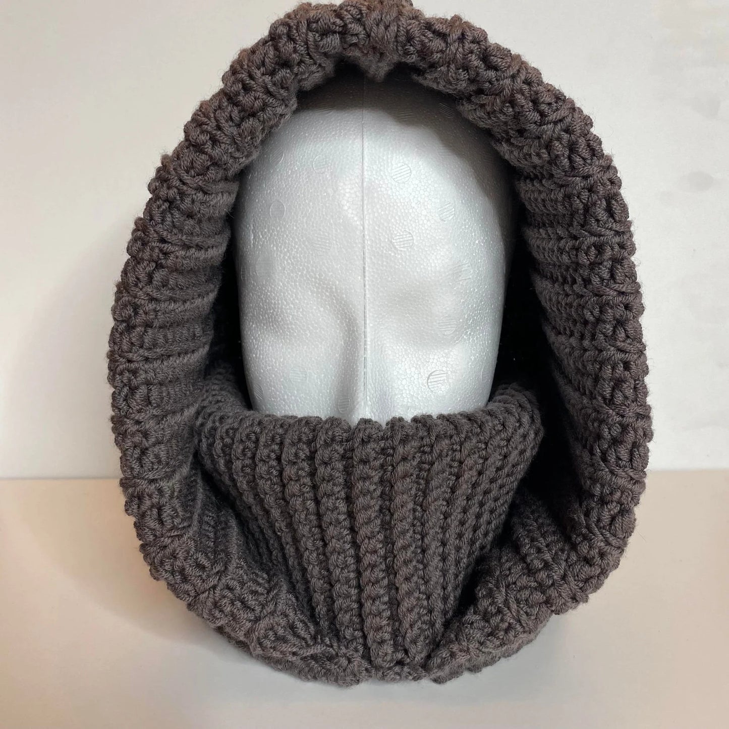 Crochet Balaclava Turtleneck Hoodie Pattern