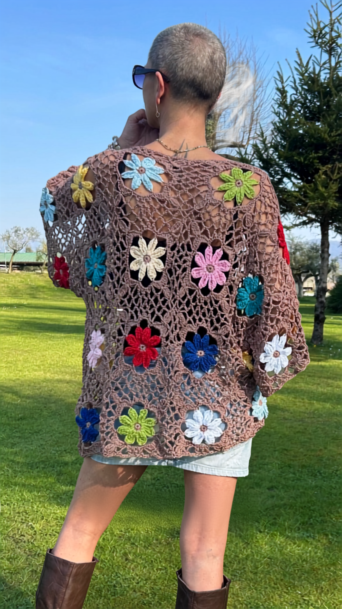 Wildflower Top  Boho Summer  Crochet Pattern Cover Up