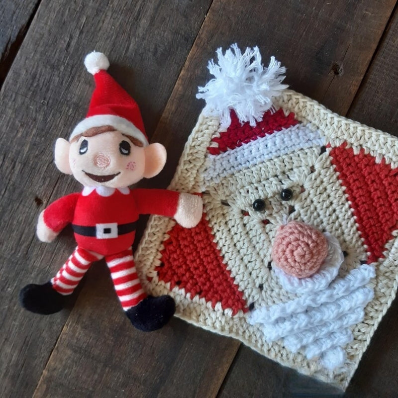 Jolly Christmas Crochet Squares - Crochet Pattern