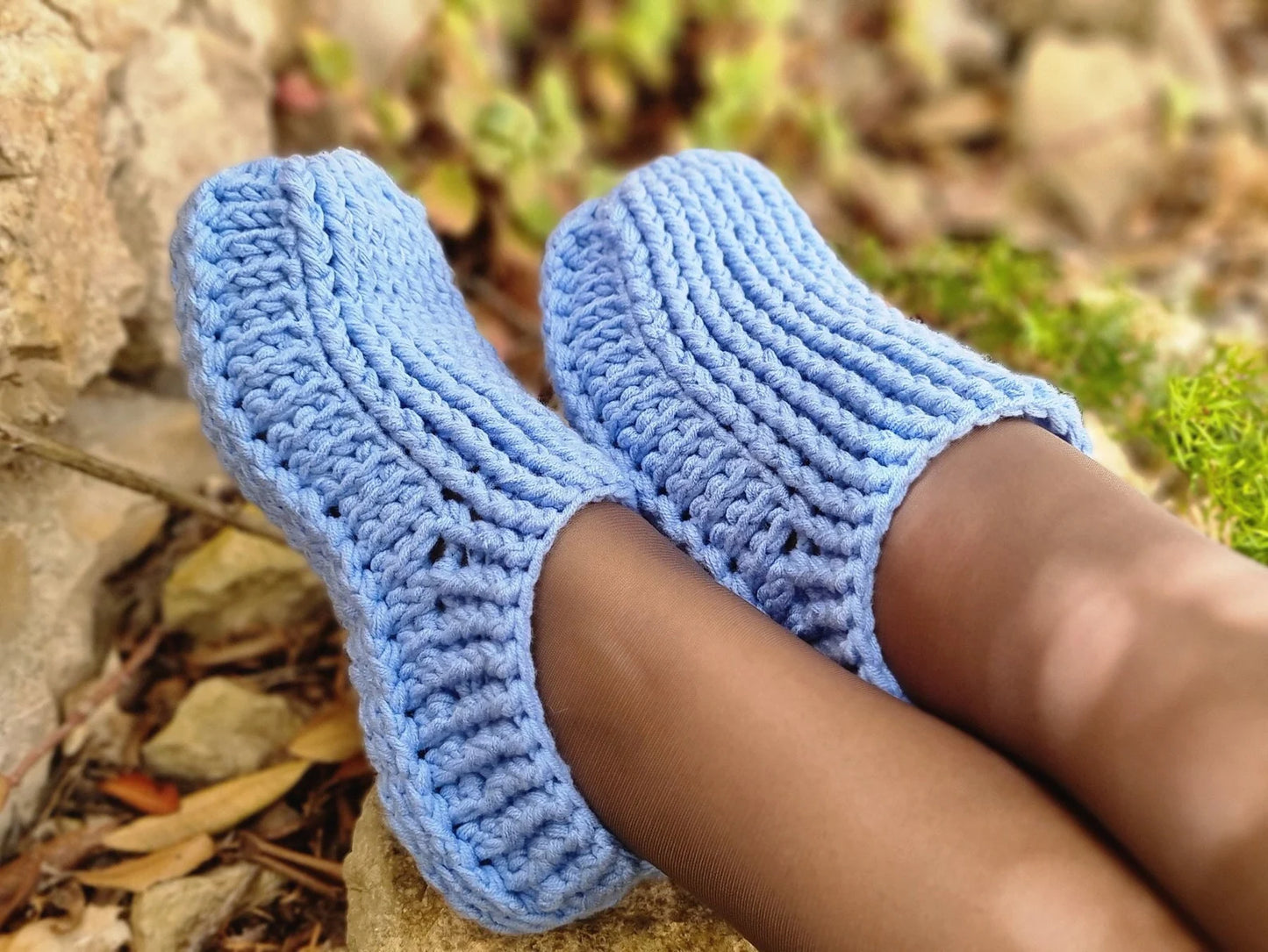 Crochet Slippers PDF Pattern – All Sizes