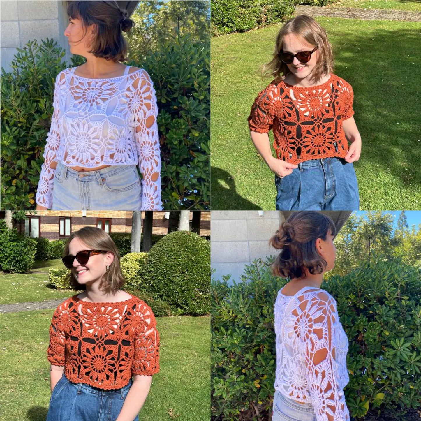 Gerbera Daisy Crochet Top Pattern