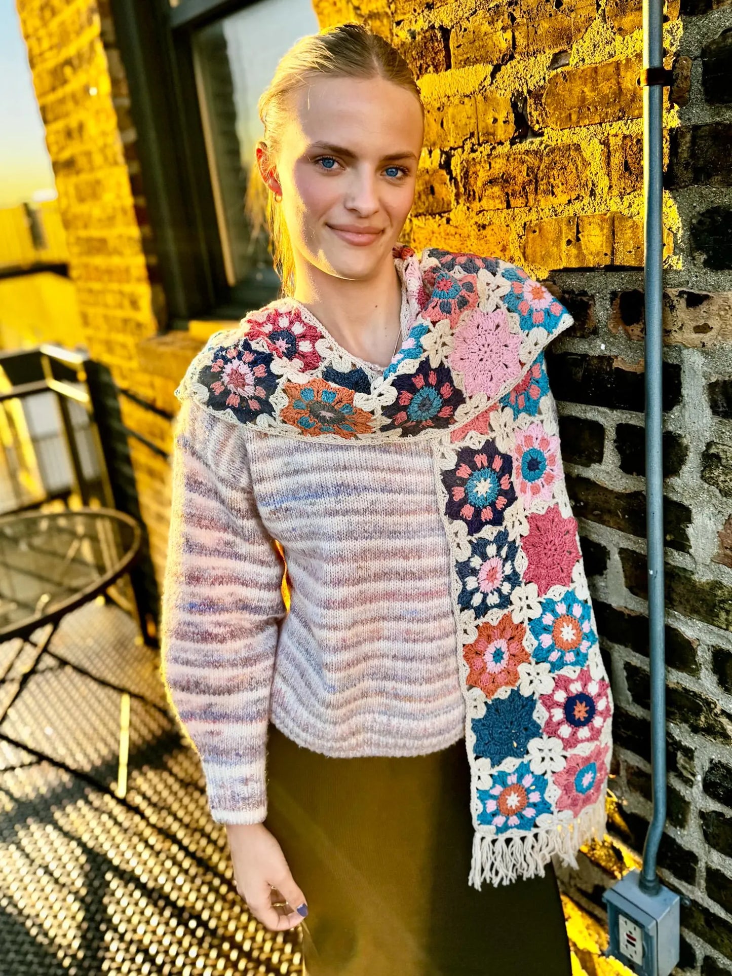 Sapphire Scarf – Textured Chic Scarf (PDF + Video) Crochet Pattern