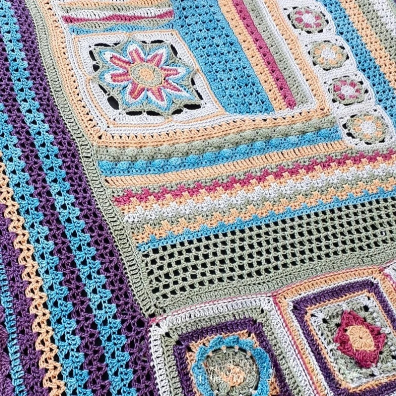 The Scrapsadelic Groovy Blanket - Crochet Pattern