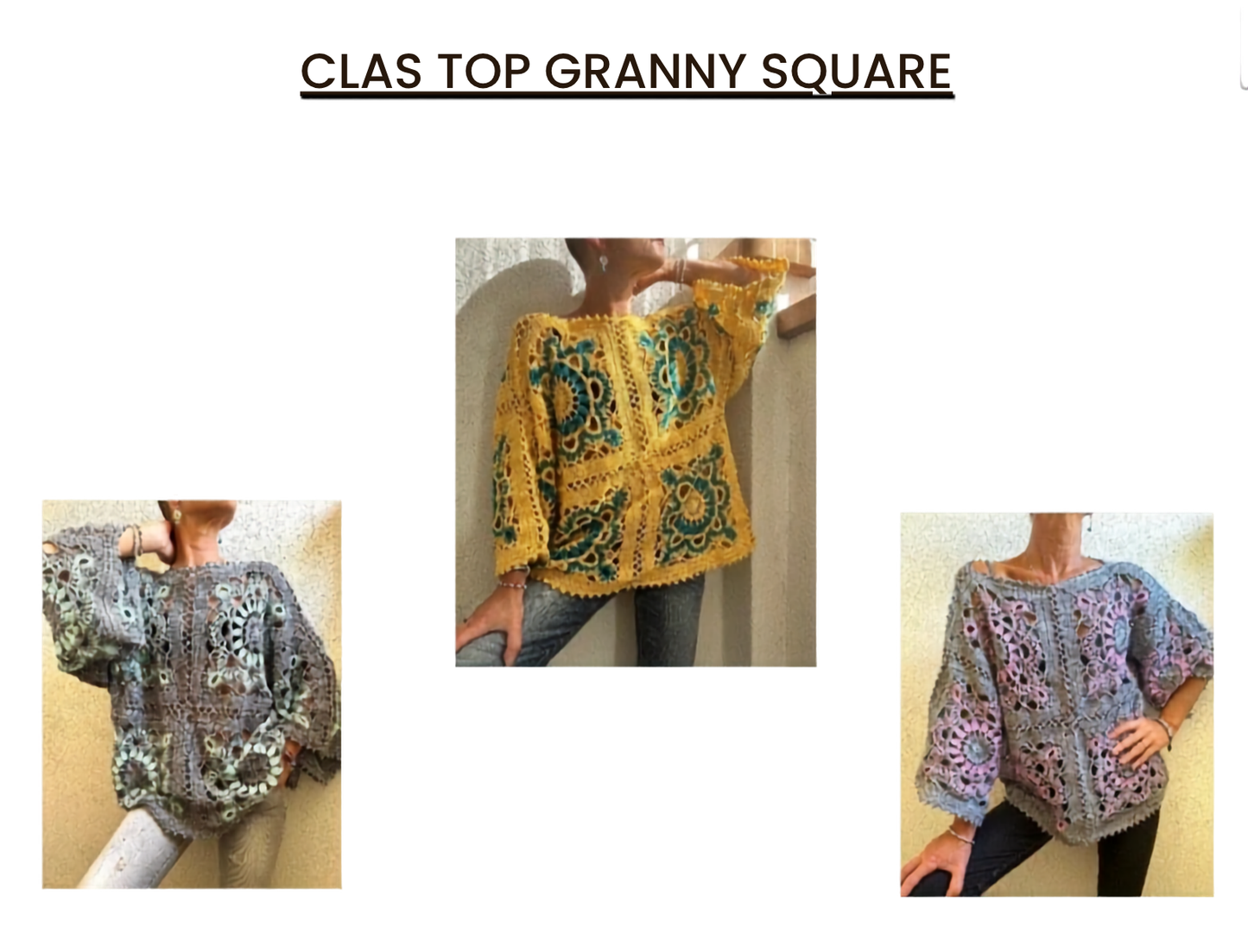 Clas Top - Crochet Pattern