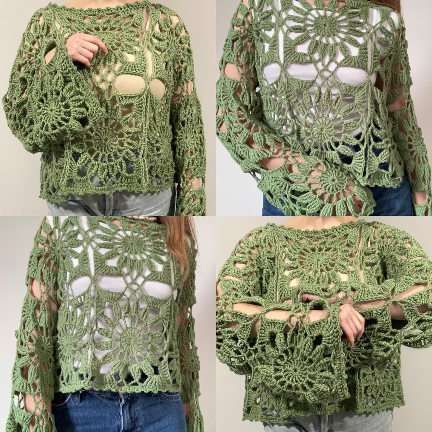 Gerbera Daisy Crochet Top Pattern