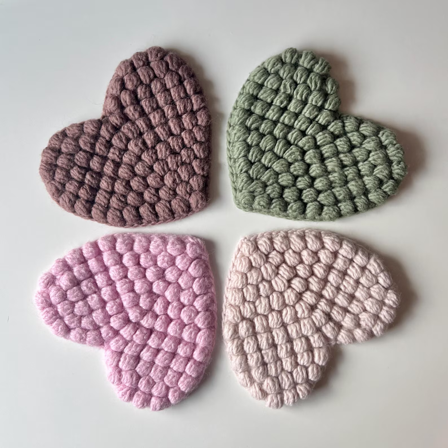 Heart Trivet - Modern and Cute Kitchen Accessories Crochet Pattern