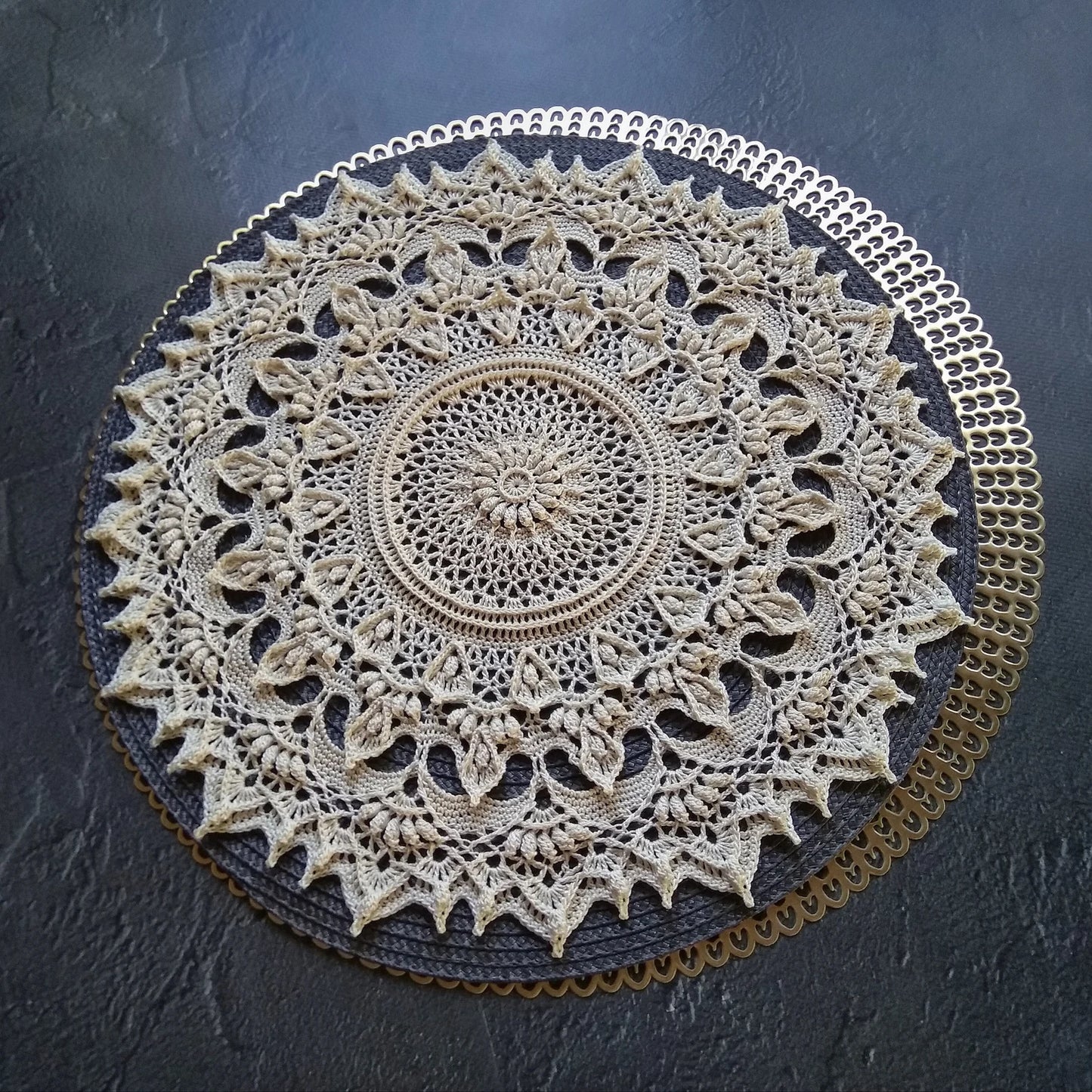 Lily Round Doily – Crochet Pattern