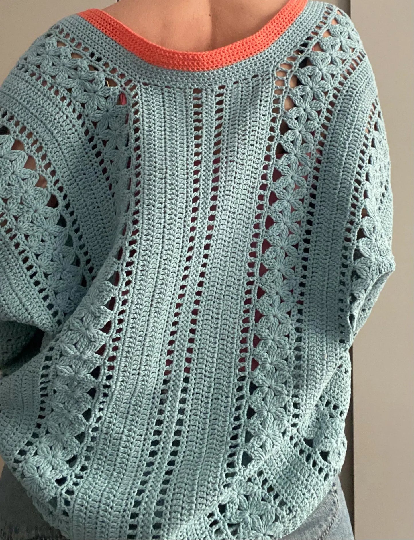 FLORA Sweater Cardigan Crochet Pattern