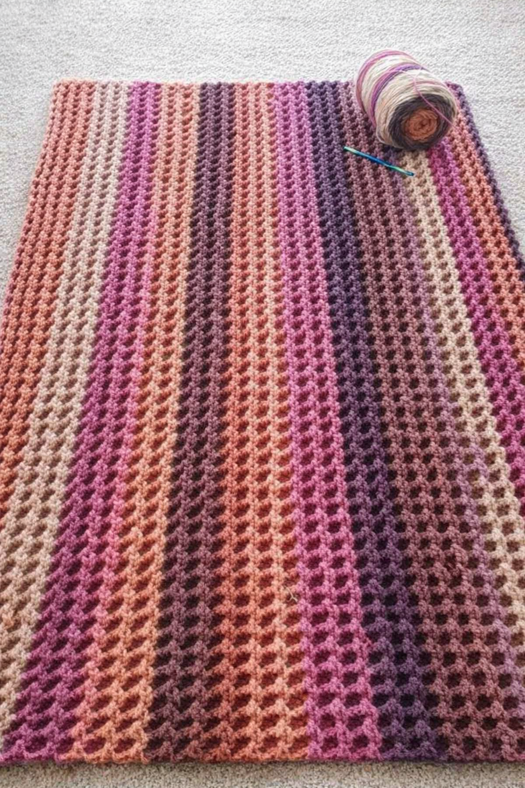 Takes the Cake Afghan – Blanket Crochet Pattern