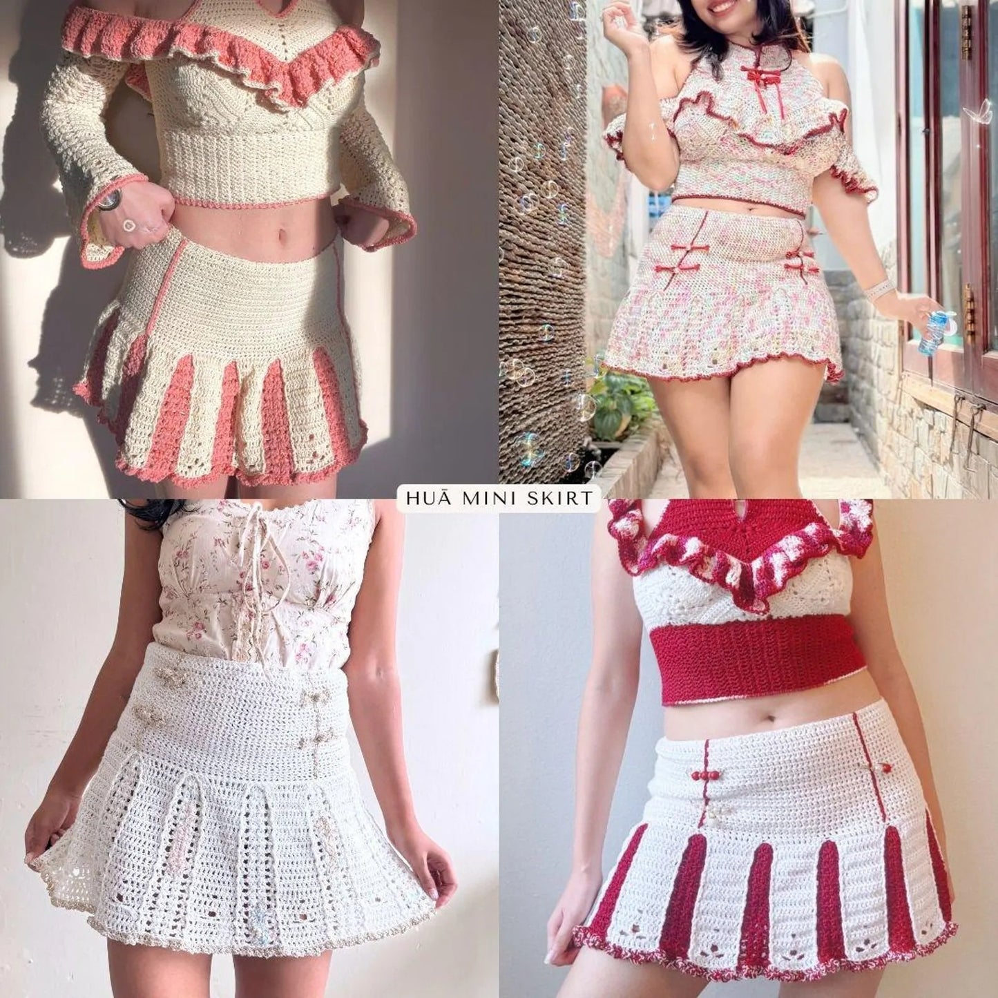 Floral Skirt Crochet Pattern (Made-to-Measure)