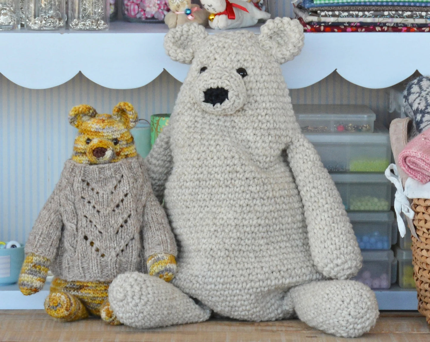 Chunky Benji Bear crochet pattern