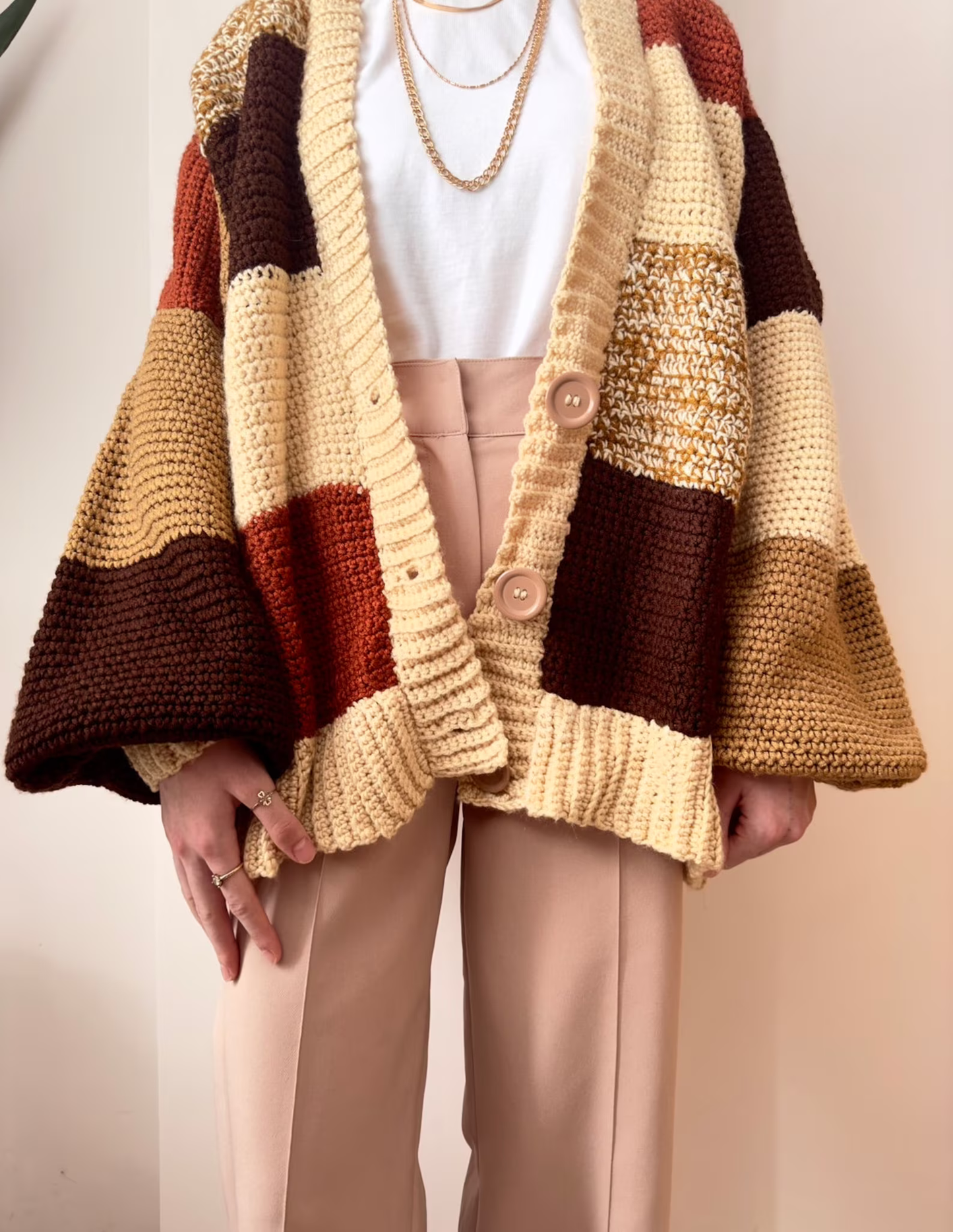 Patchwork Cardigan Crochet Pattern