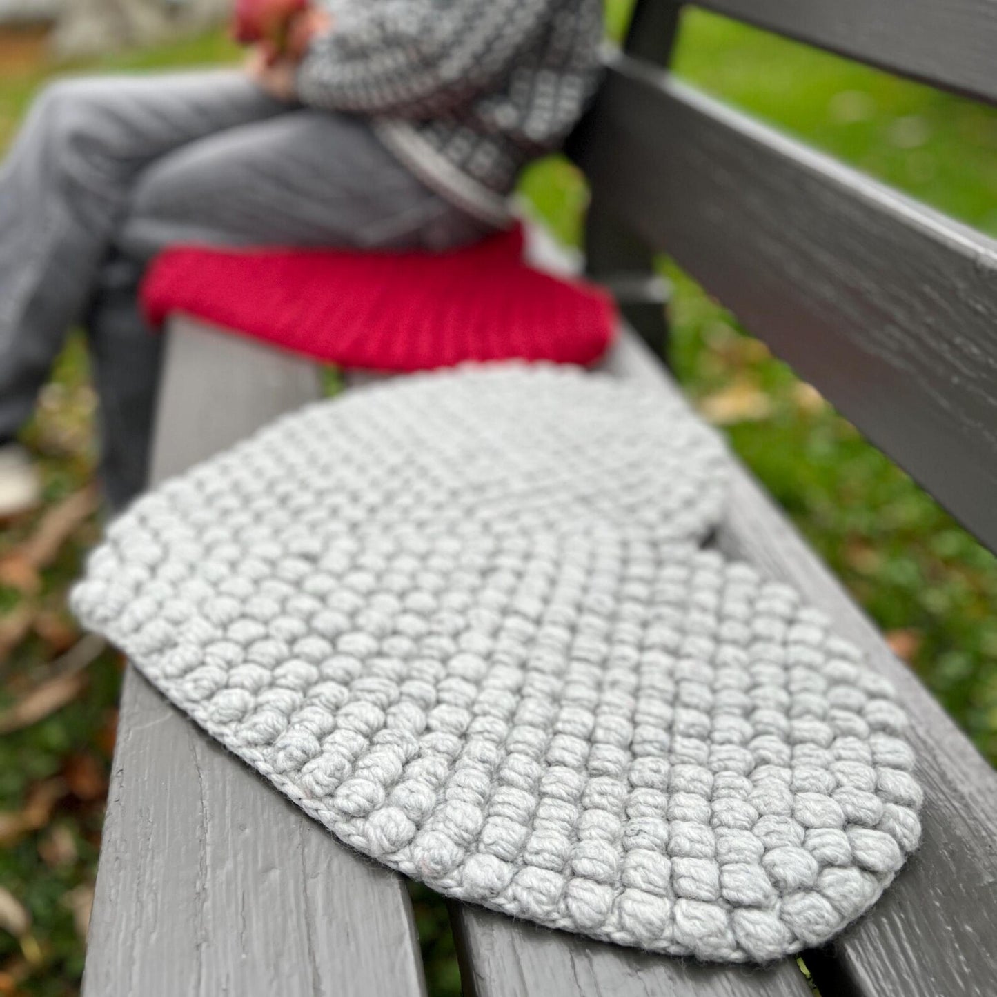 Heart Seat Pad Crochet Pattern