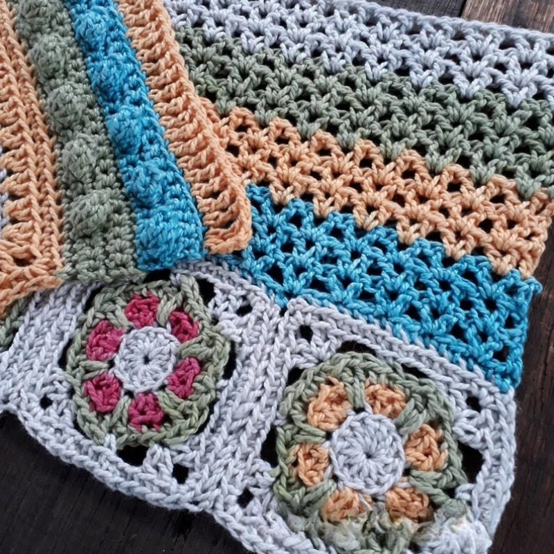 The Scrapsadelic Groovy Blanket - Crochet Pattern