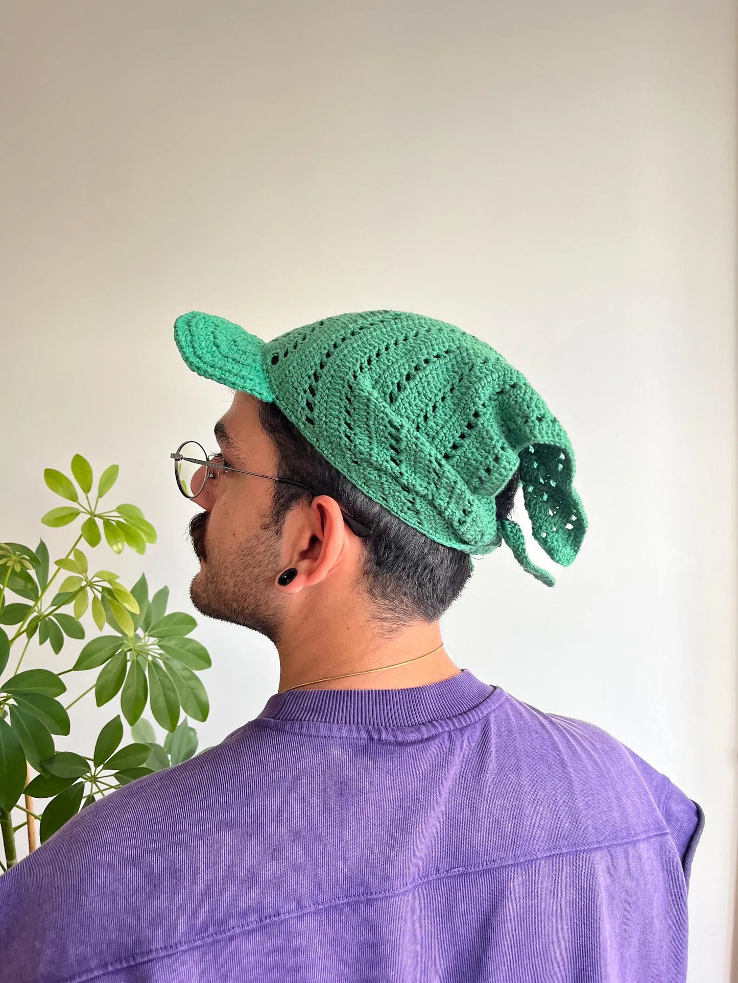 Crochet Bandana Cap Pattern