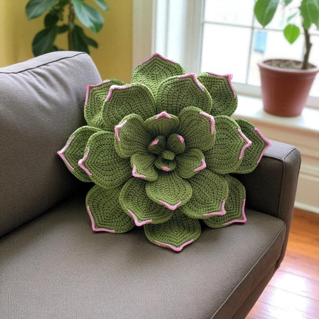 Hen & Chicks Cushion Crochet Pattern
