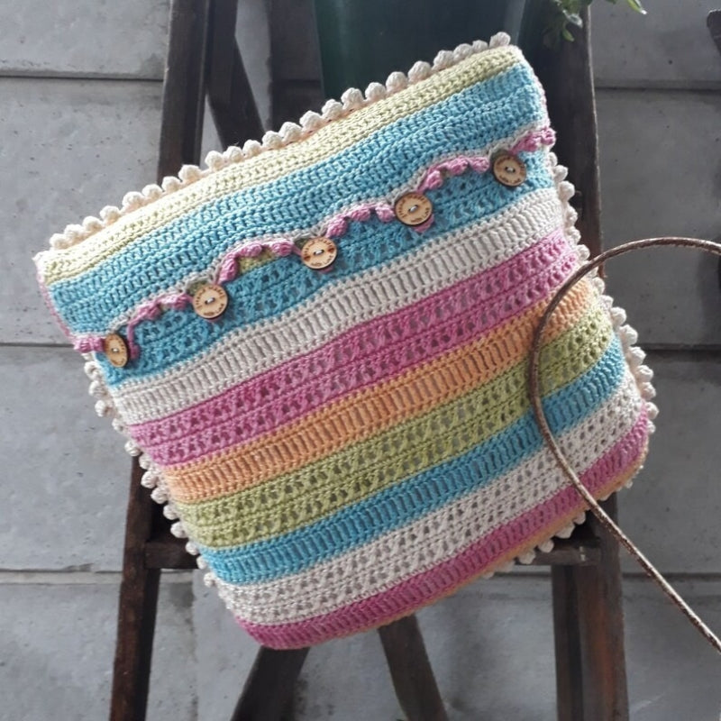 The Scrapsadelic Groovy Cushion - Crochet Pattern