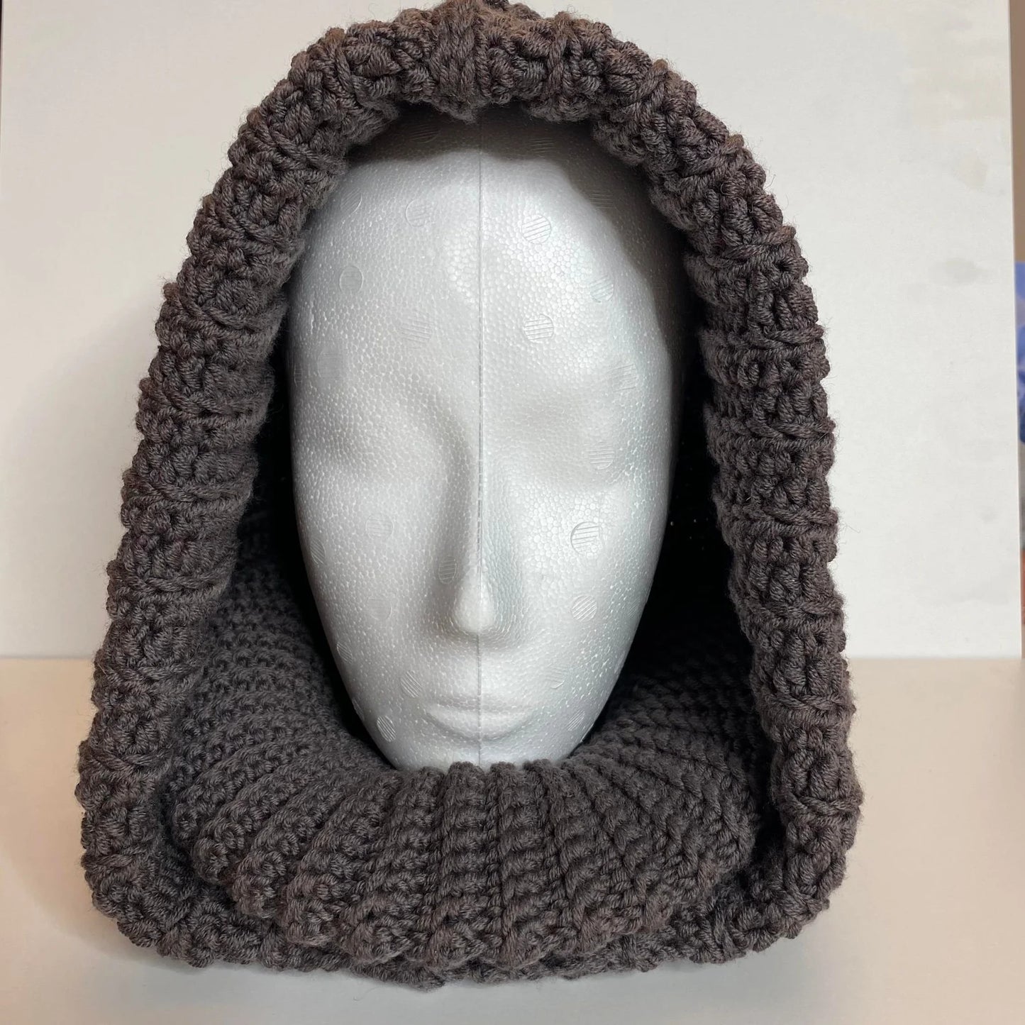 Crochet Balaclava Turtleneck Hoodie Pattern