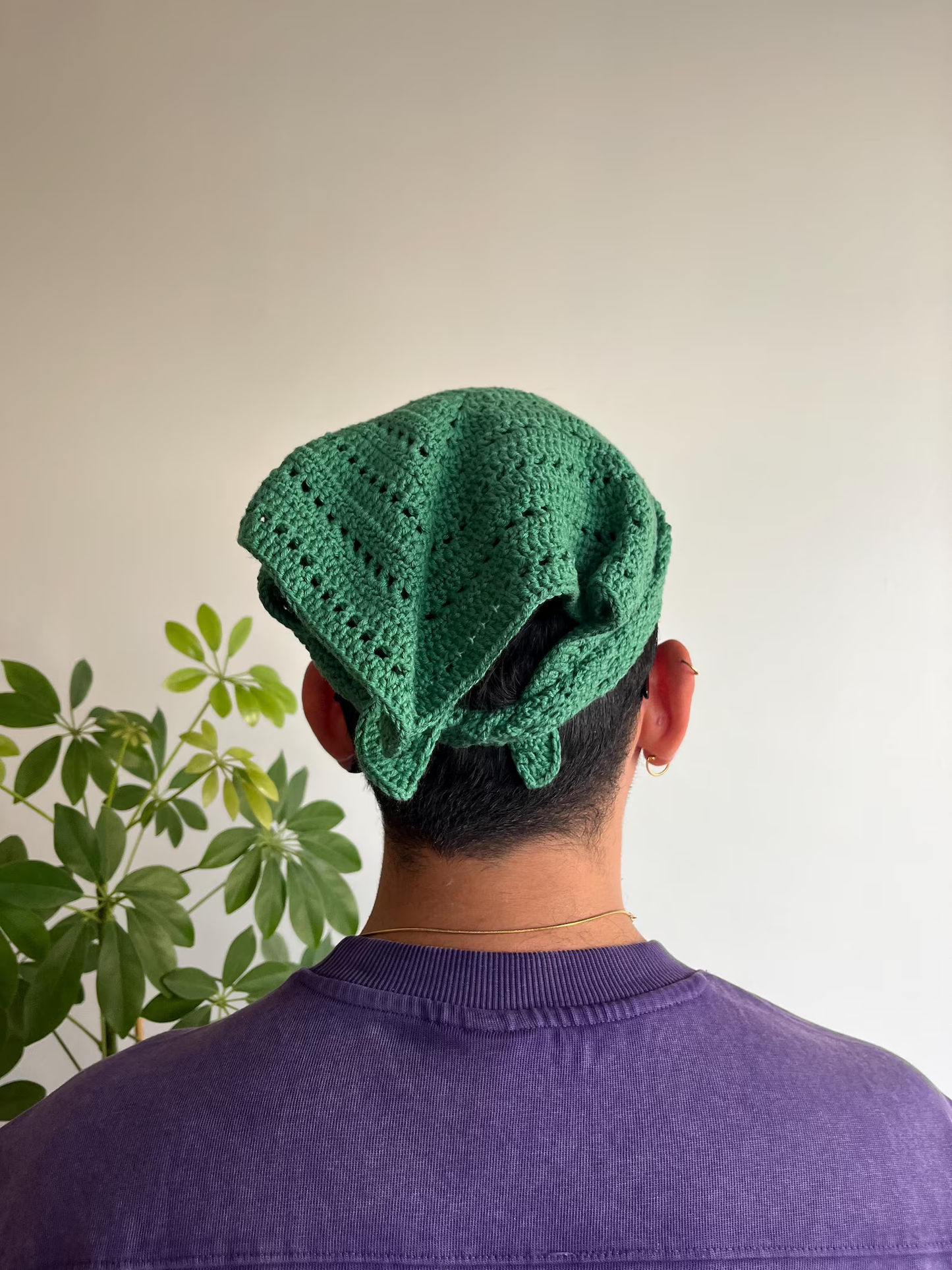 Crochet Bandana Cap Pattern