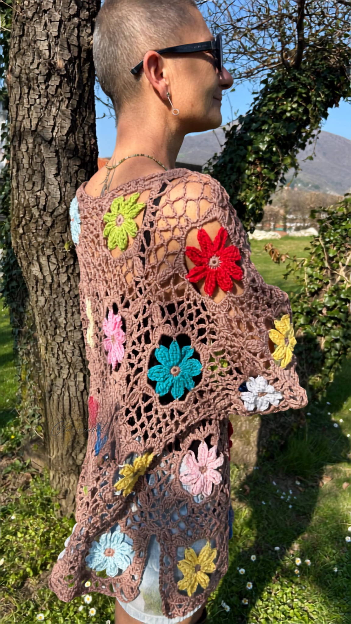 Wildflower Top  Boho Summer  Crochet Pattern Cover Up