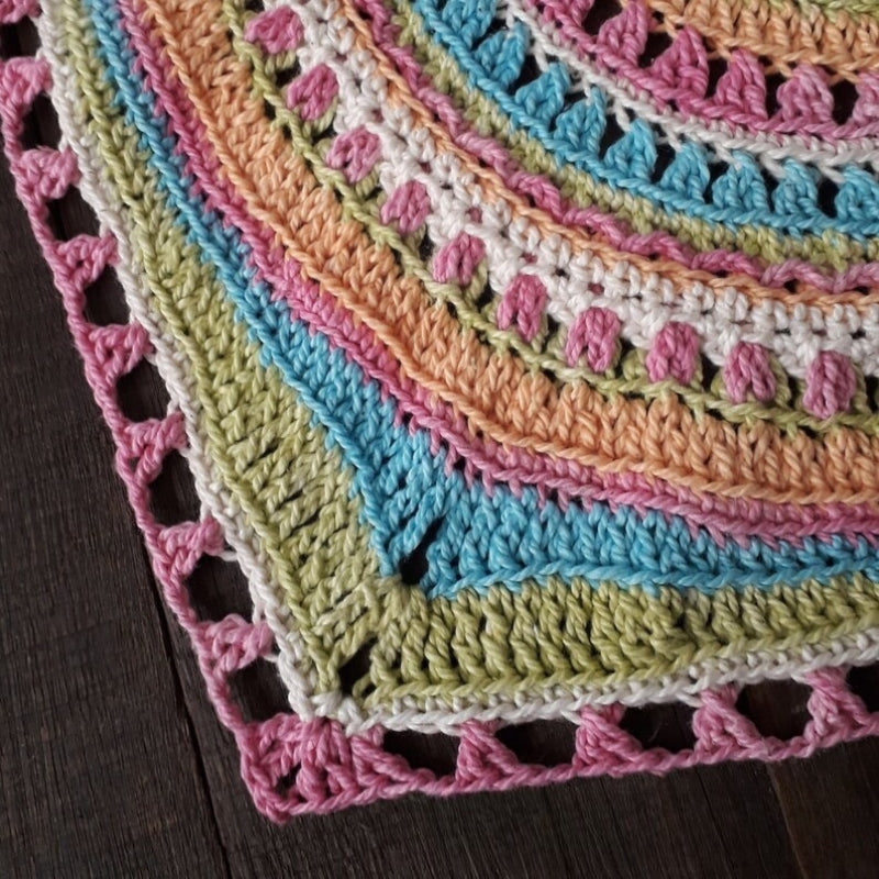 The Scrapsadelic Groovy Cushion - Crochet Pattern