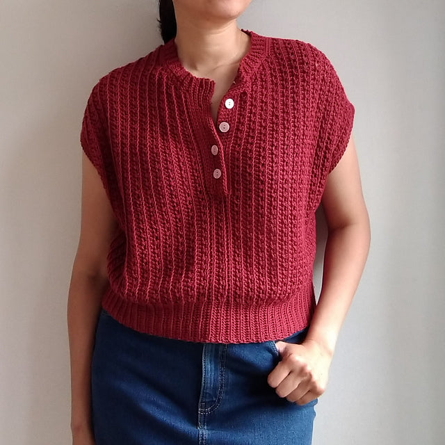 Rosemary shirt crochet pattern