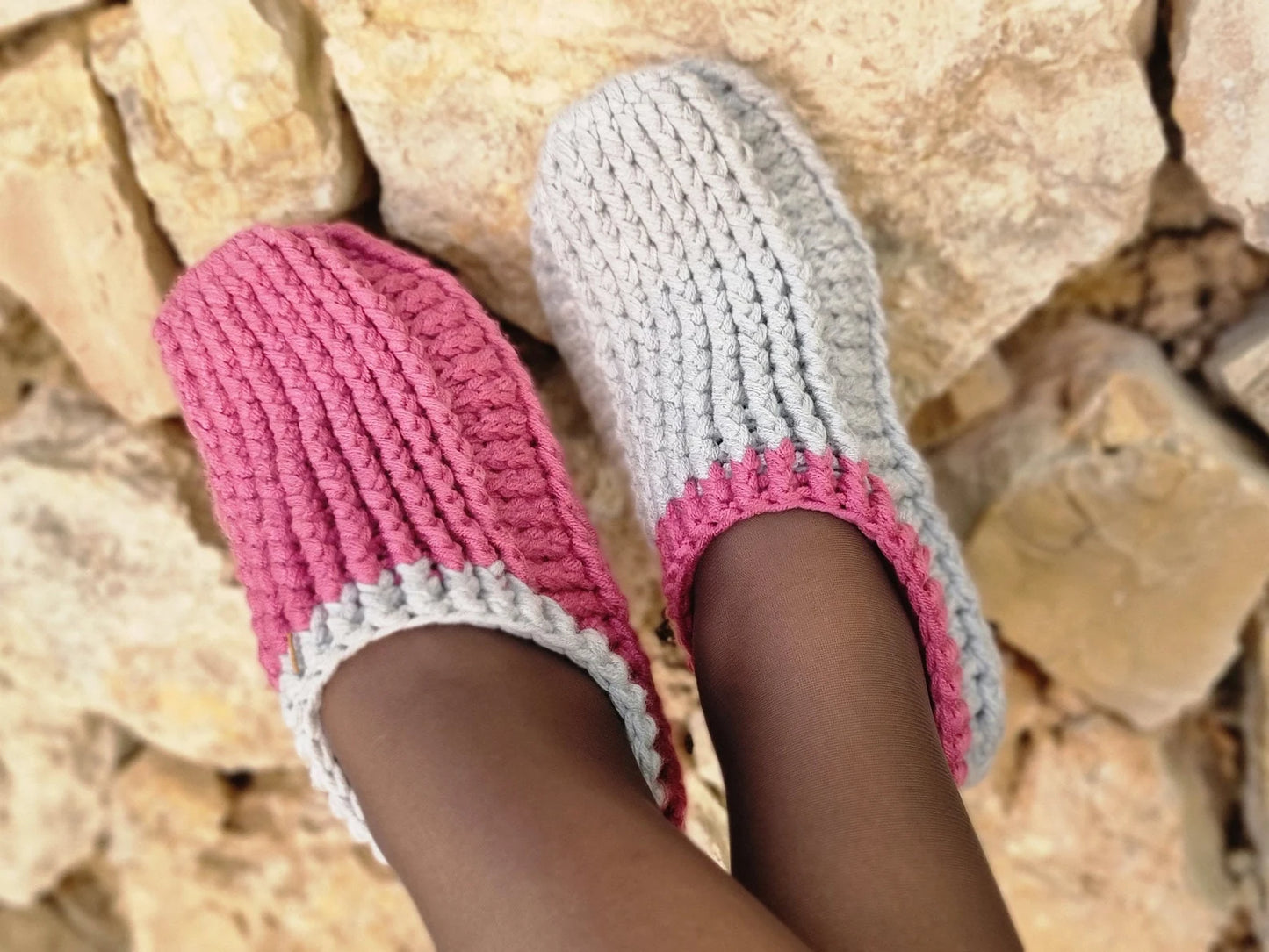 Crochet Slippers PDF Pattern – All Sizes