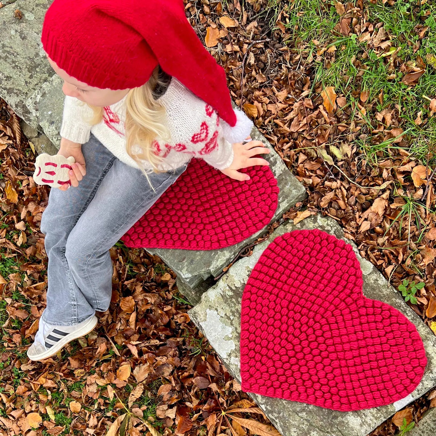 Heart Seat Pad Crochet Pattern