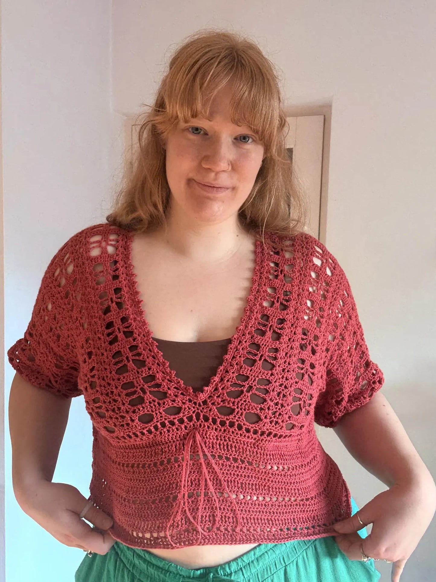 Aura top crochet pattern