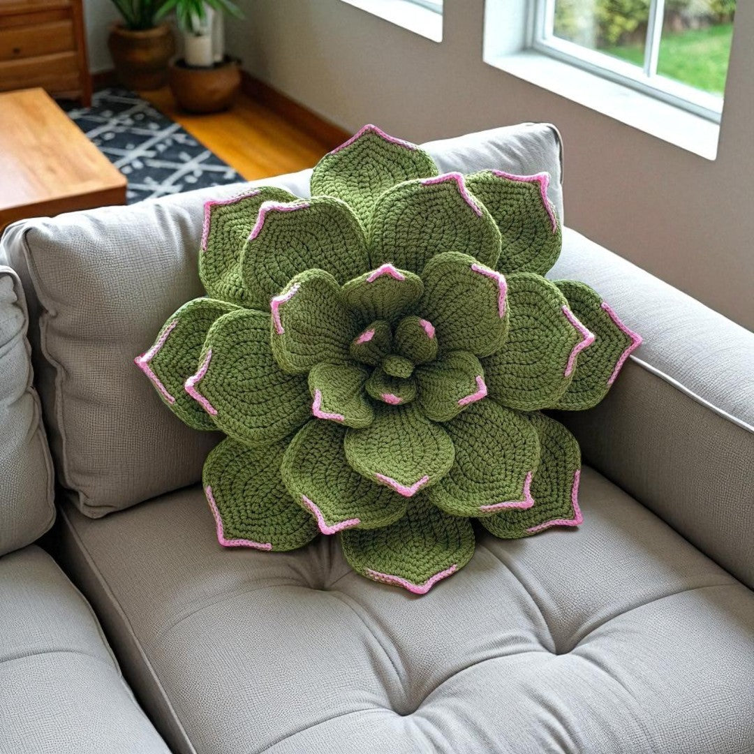 Hen & Chicks Cushion Crochet Pattern