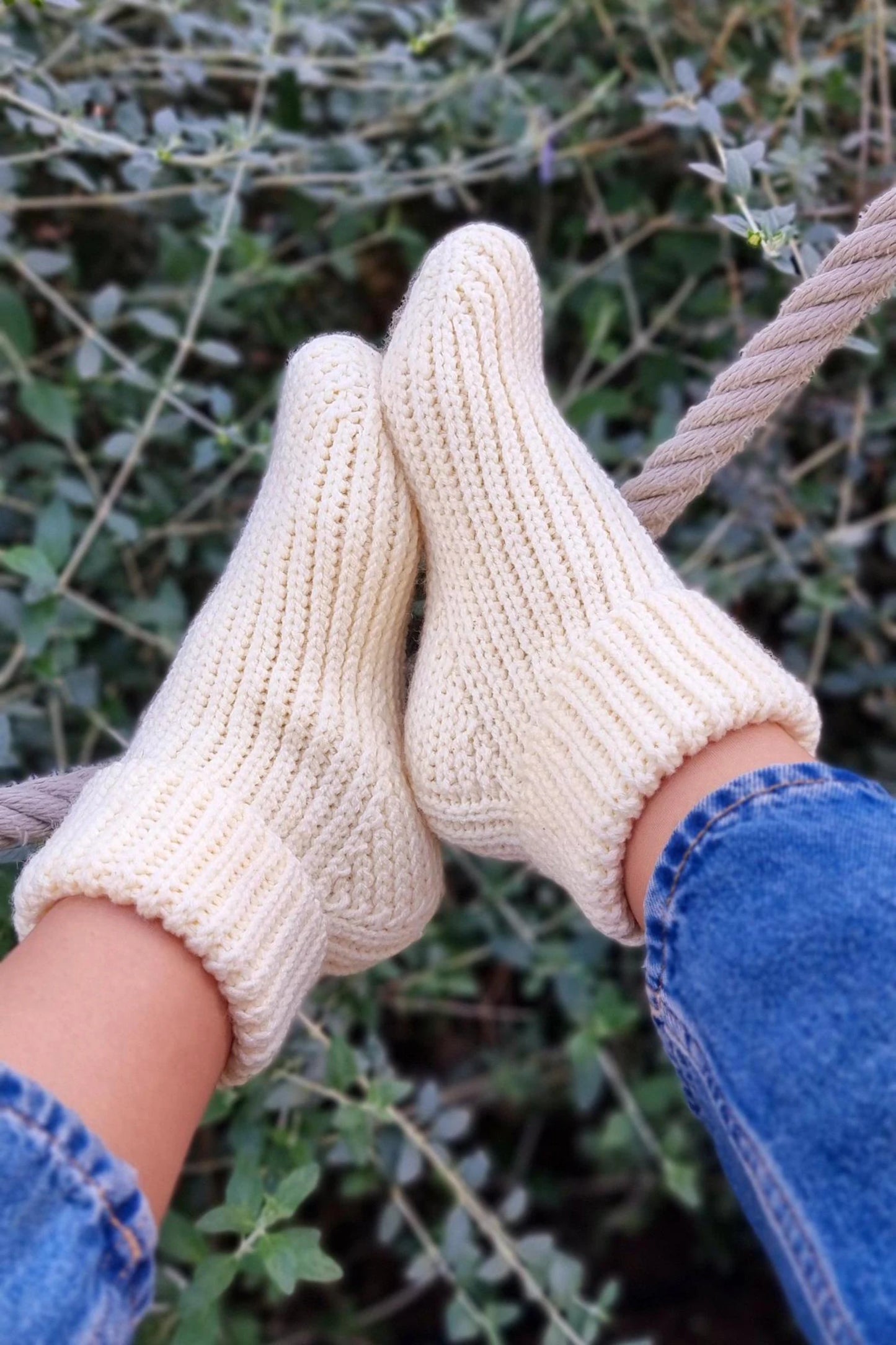 Seamless Crochet Socks Pattern