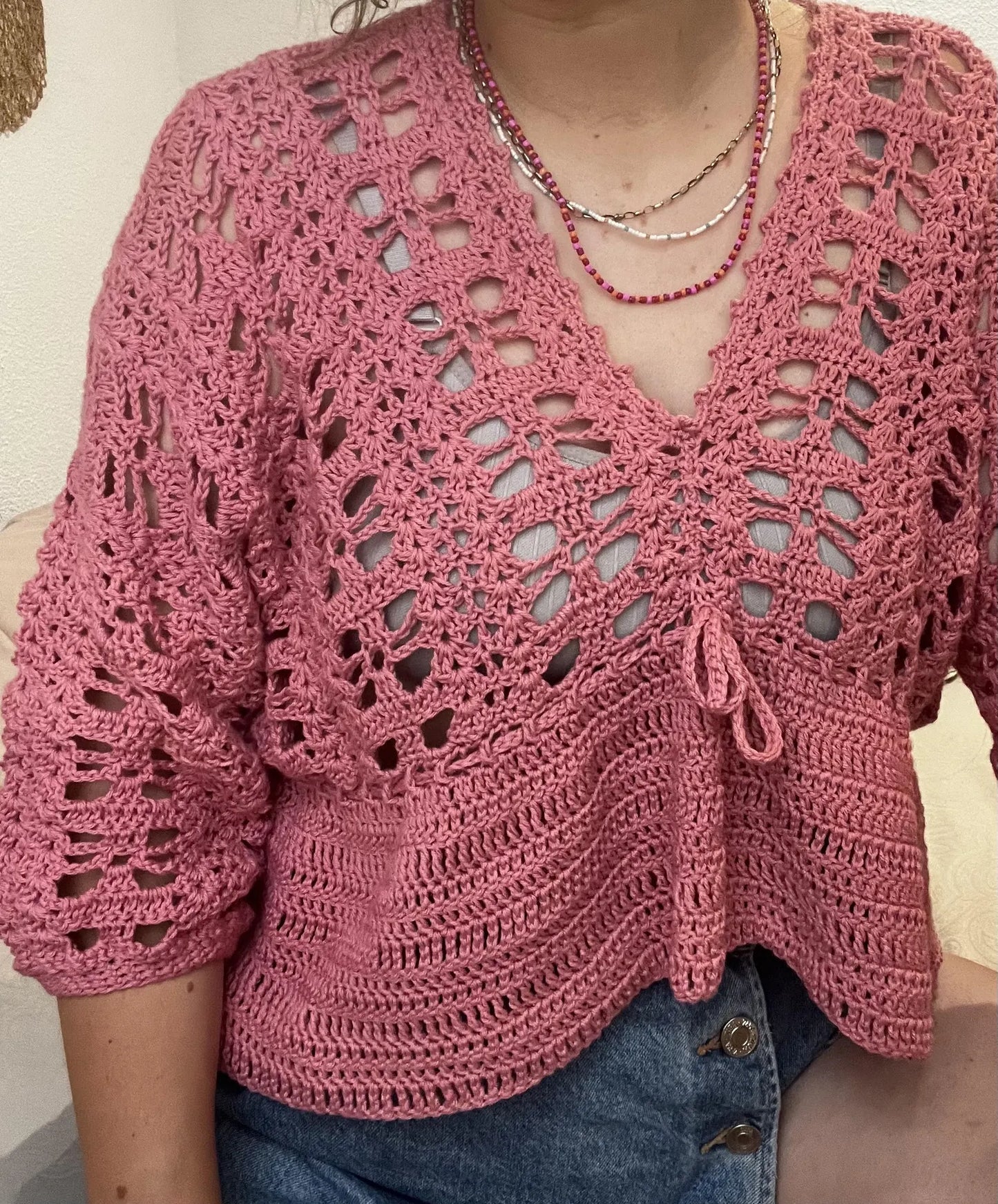 Aura top crochet pattern